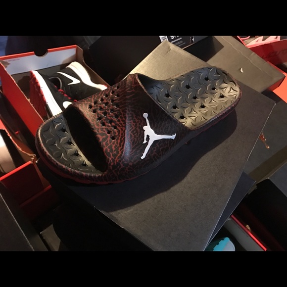 Jordan's slippers