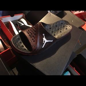 Jordan's slippers