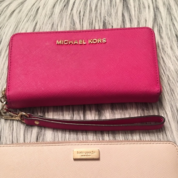 Michael Kors Handbags - MICHAEL KORS Pink Wallet