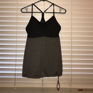 Champion black/gray workout top