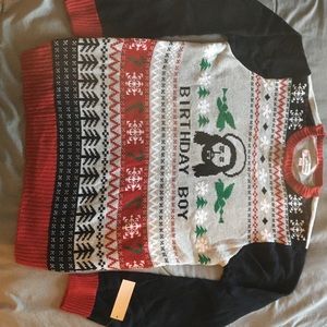 Birthday Boy Ugly Christmas Sweater