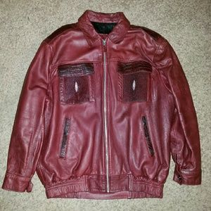 Leather jacket