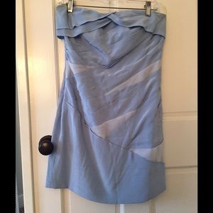 Pale blue dress