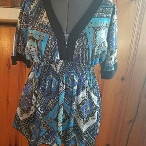 Gemstone XL Rich Jewel Tones Soft Tunic