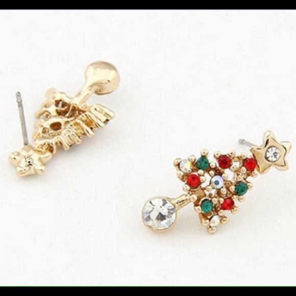 ❗️FINAL PRICE❗️ Christmas Tree Dazzling Earrings - Picture 2 of 2