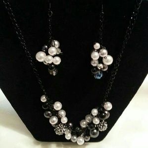 Homemade Necklace and Earring Set