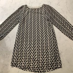 Long sleeve shift dress
