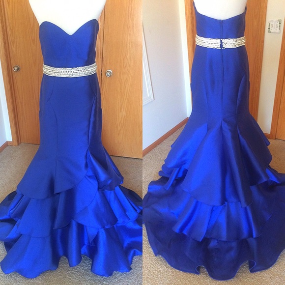 Jovani Dresses & Skirts - Jovani Royal Blue Mermaid Gown
