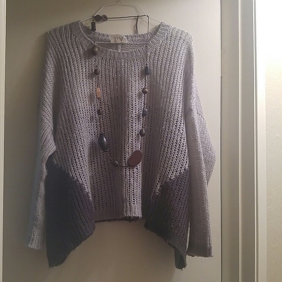 Black and Gray boutique sweater.