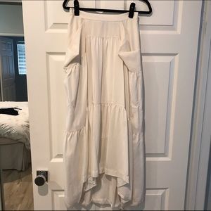 BCBG silk maxi skirt