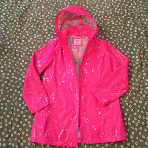 new look faux fur pink coat