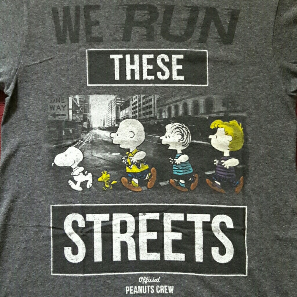 (SOLD!) ✔🌰PEANUTS CREW STREETS TEE - Picture 3 of 3
