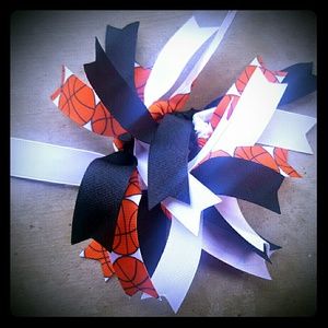 Basketball Hair Tie (can be made an any color)