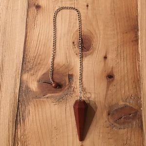 Red Jasper Crystal Pendulum