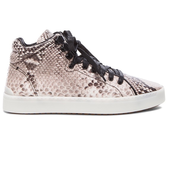 Rag and Bone snake skin high top sneaker 9