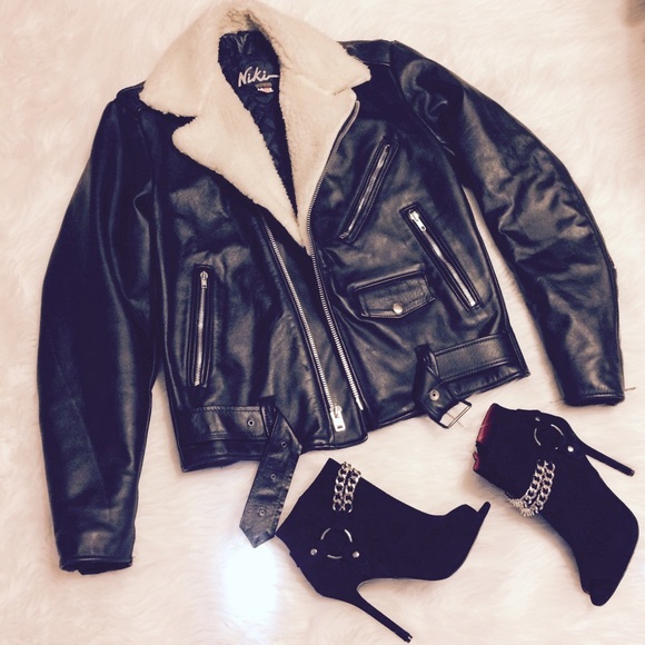Niki Jackets & Blazers - Vintage Leather Moto Jacket 💕