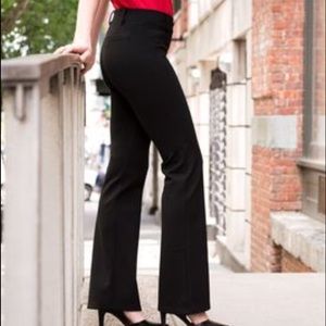 Dress Pant Yoga Pants | black, boot-cut