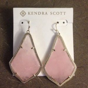 Kendra Scott Alexandra Earrings in Rose Quartz