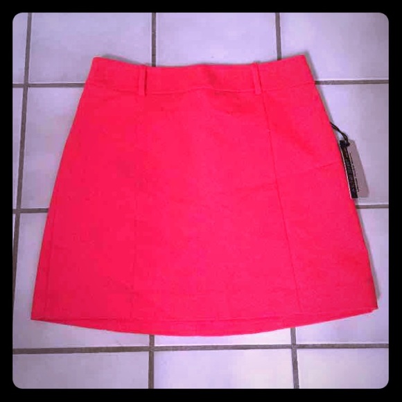 Red Express A-Line Skirt