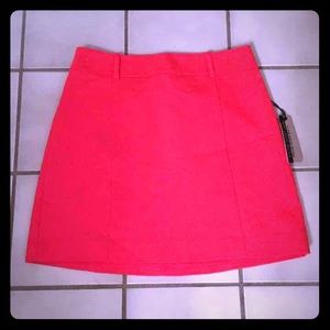 Red Express A-Line Skirt