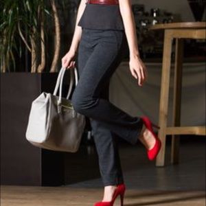 Dress Pant Yoga Pants | glen plaid, straight-leg