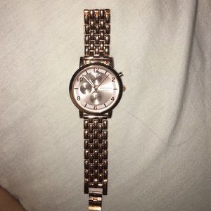 Rose gold watch