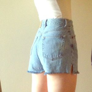 Vintage 90's High Rise Cutoff Jean Shorts