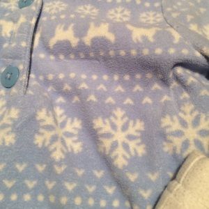 Carter's winter white fair isle outfit