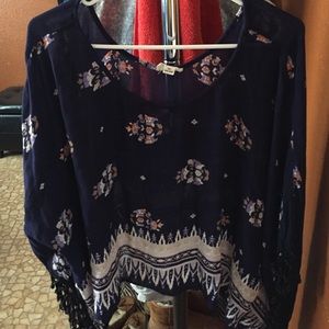 Poncho Blouse