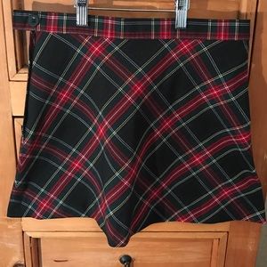 Vintage plaid skirt