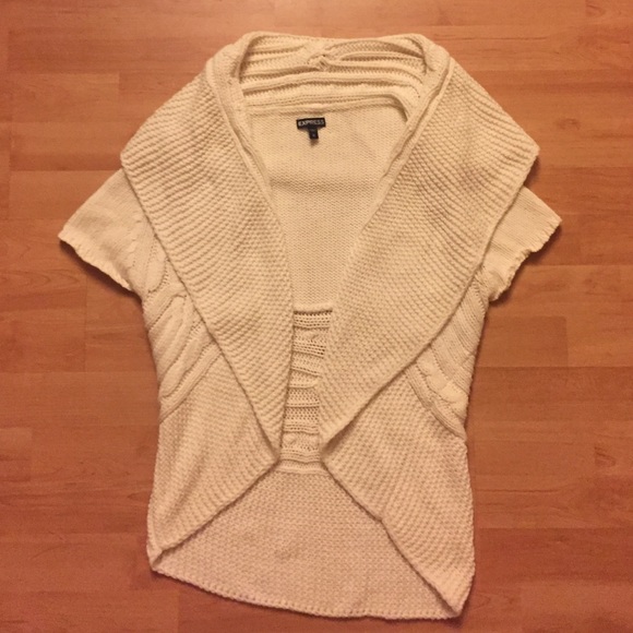 Express Short Cable-Knit Sweater
