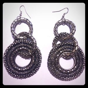 Silver earrings