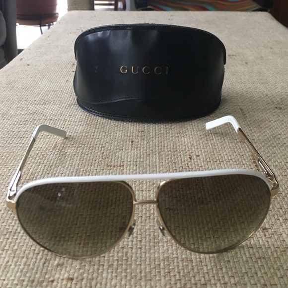 Authentic Gucci Aviator Sunglasses