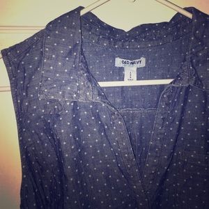 Chambray shirt dress