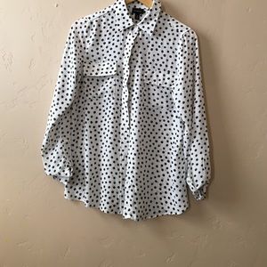 Polka dot blouse