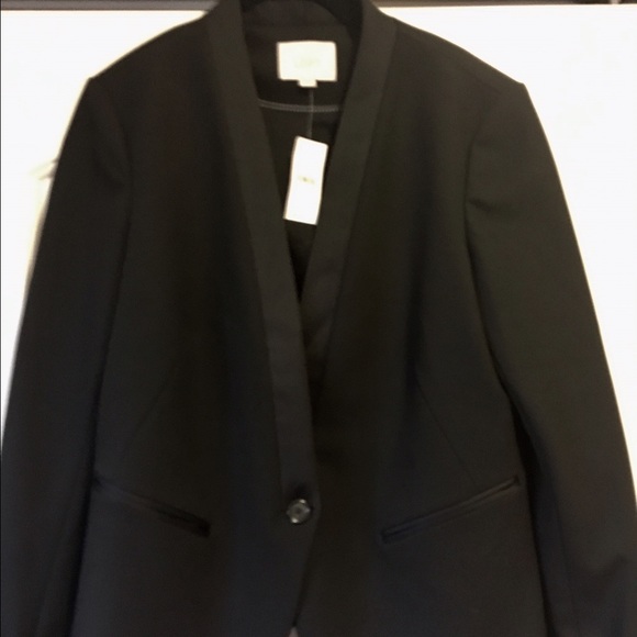 Brand new Loft black blazer with tuxedo like style