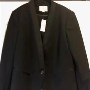 Brand new Loft black blazer with tuxedo like style