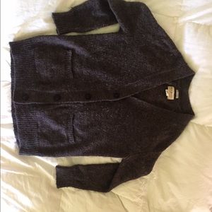 Ralf Lauren warm brown knit cardigan XS