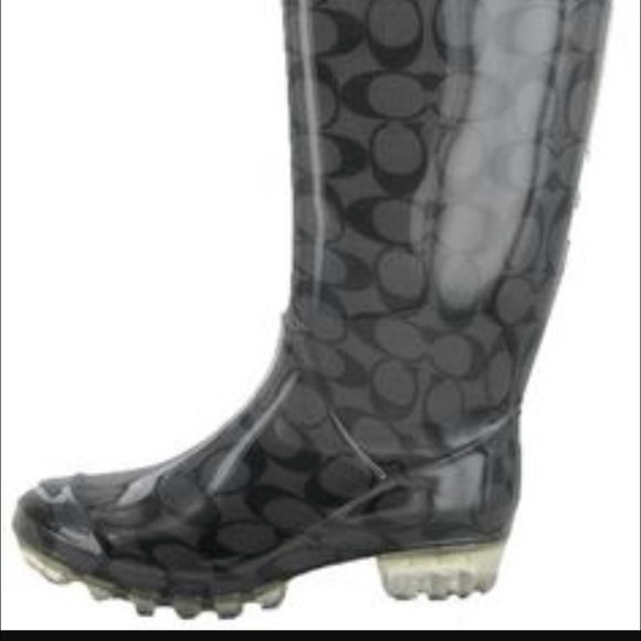 Coach rain boots❗️❗️❗️ - Picture 2 of 2