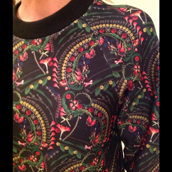 🎁NWT Cynthia Rowley 'Scuba' Sweatshirt S