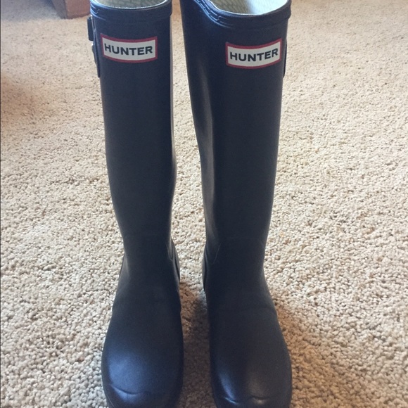 Worn once! Perfect Hunters Tall Boots