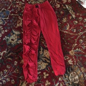 Red pants
