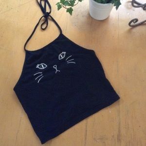 Brandy Melville halter crop top