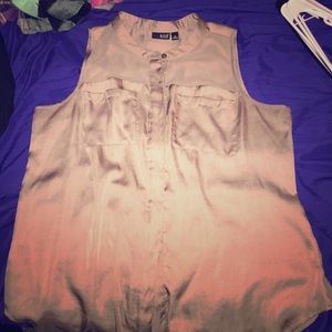 Women's shoulderless blouse