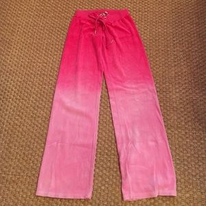 Ombré pink juicy couture sweatpants