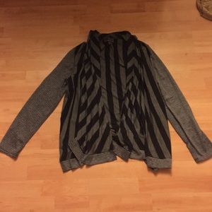 Stripped Cardigan