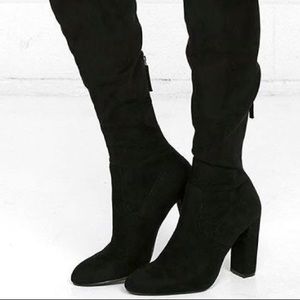 Steve Madden "Emotions" over the knee boots