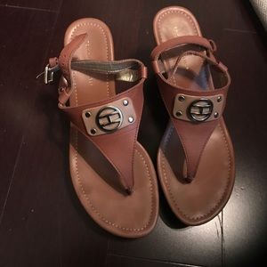Tommy Hilfiger Brown Sandals