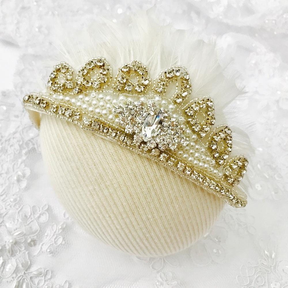 1920's feather headband,bridal headband , bridal