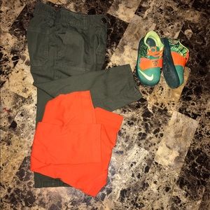 Nike KD Weatherman Green/Orange toddler size 6c